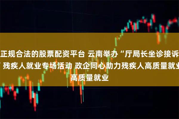 正规合法的股票配资平台 云南举办“厅局长坐诊接诉”残疾人就业专场活动 政企同心助力残疾人高质量就业