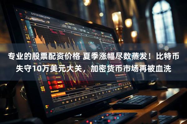 专业的股票配资价格 夏季涨幅尽数蒸发!比特币失守10万美元大关,加密货币市场再被血洗